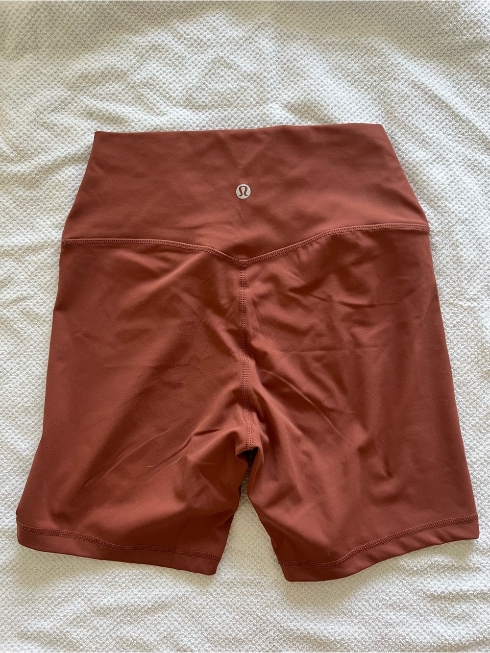 🤎 Lululemon Align High-Rise 6” Shorts Dark Terracotta Size 6 - Picture 4 of 4